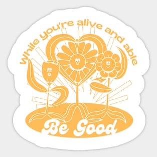 Marcus Aurelius Flowers Sticker